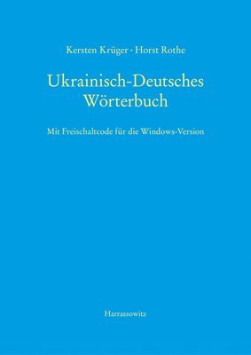 bokomslag Ukrainisch-Deutsches Worterbuch (Udew): Mit Freischaltcode Fur Die Windows-Version