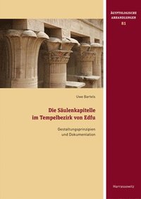 bokomslag Die Saulenkapitelle Im Tempelbezirk Von Edfu: Gestaltungsprinzipien Und Dokumentation