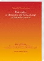 bokomslag Metropoleis in Hellenistic and Roman Egypt to Septimius Severus