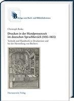 Drucken in Der Handpressenzeit