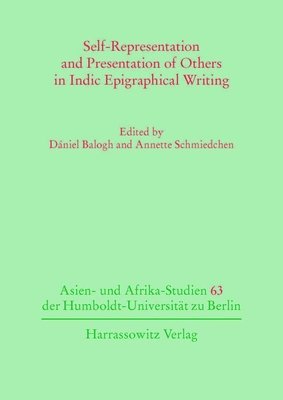 bokomslag Self-Representation and Presentation of Others in Indic Epigraphical Writing