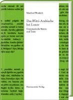 Manfred Woidich - Das Bʕeri-Arabische Bei Luxor: Grammatische Skizze Und Text, Inbunden