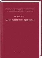 bokomslag Kleine Schriften Zur Epigraphik