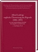 bokomslag Alfred Ludwigs englische Übersetzung des Rigveda (1886-1893)