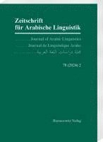 bokomslag Zeitschrift für Arabische Linguistik 78 (2024) 2