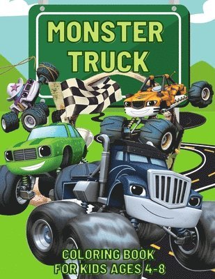 bokomslag Monster Truck Coloring Book