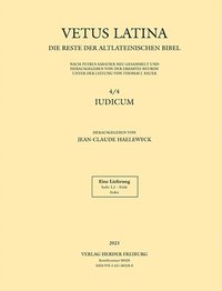 bokomslag Vetus Latina - Iudicum: Iudic 1,1 - Ende