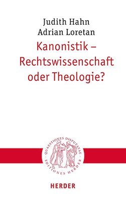 bokomslag Kanonistik - Rechtswissenschaft Oder Theologie?