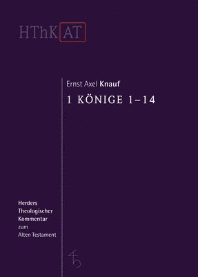 Ernst Axel Knauf - 1 Konige 1-14, Inbunden