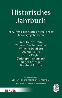 Historisches Jahrbuch: 144. Jahrgang 2024 1