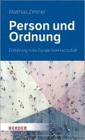 bokomslag Person und Ordnung