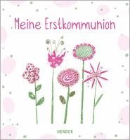 bokomslag Meine Erstkommunion Erinnerungsalbum Blumen