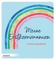 bokomslag Meine Erstkommunion Erinnerungsalbum Regenbogen