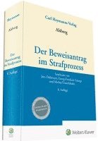 Jens Dallmeyer, Georg-Friedrich Güntge, Michael Tsambikakis - Alsberg, Der Beweisantrag im Strafprozess, Inbunden