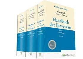 Handbuch der Beweislast. Band 01 - 03. 3 Bände 1