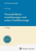 bokomslag Vertraulichkeitsvereinbarungen und andere Vorfeldverträge