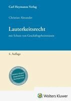 Christian Alexander, Christian Alexander - Lauterkeitsrecht, Inbunden. Tillgänglighet: Lägg i varukorg