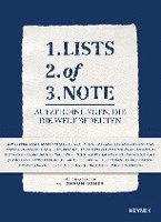 bokomslag Lists of Note