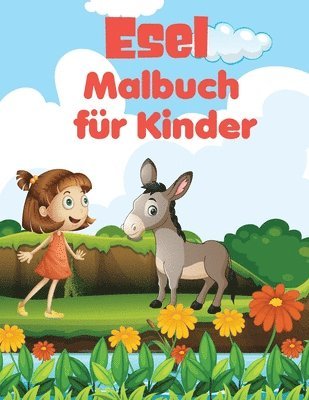 bokomslag Esel malbuch fr kinder