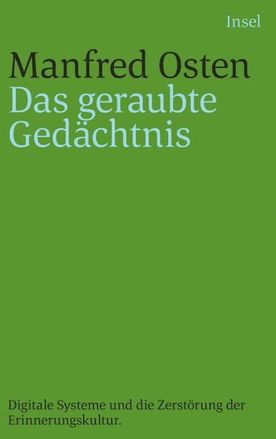 Das geraubte Gedächtnis