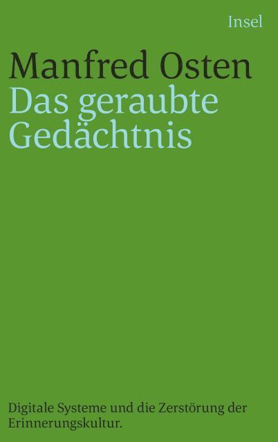 Das geraubte Gedächtnis 1