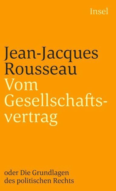 bokomslag Vom Gesellschaftsvertrag oder Grundlagen des politischen Rechts