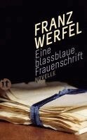 Franz Werfel - Eine blassblaue Frauenschrift, Häftad