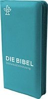 bokomslag Die Bibel. Taschenausgabe verde mit Reißverschluss