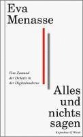bokomslag Alles und nichts sagen