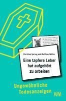 bokomslag Eine tapfere Leber hat aufgehört zu arbeiten