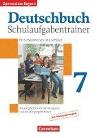 bokomslag Deutschbuch 7. Jahrgangsstufe. Schulaufgabentrainer mit Lösungen. Gymnasium Bayern