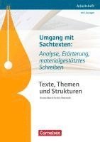 bokomslag Texte, Themen und Strukturen. Umgang mit Sachtexten: Analyse, Erörterung, materialgestütztes Schreiben