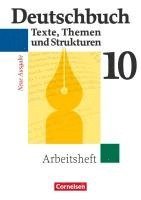 bokomslag Deutschbuch 10. Schuljahr. Gymnasium. Arbeitsheft mit Lösungen