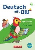 bokomslag Deutsch mit Olli Sprache 2-4 4. Schuljahr. Arbeitsheft Leicht / Basis -  Mit BOOKii-Funktion und Testheft