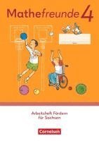 bokomslag Mathefreunde 4. Schuljahr - Ausgabe Sachsen 2022 -  Arbeitsheft Fördern