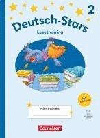 bokomslag Deutsch-Stars 2. Schuljahr - Ausgabe 2025 - Lesetraining - Übungsheft mit Lösungen und digitalen Medien