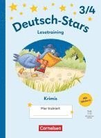 bokomslag Deutsch-Stars 3./4. Schuljahr - Ausgabe 2025 - Lesetraining für Krimifans - Übungsheft