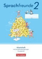 Sprachfreunde 2. Schuljahr - Ausgabe 2022 - Östliche Bundesländer und Berlin - Arbeitsheft in Grundschrift mit Lernstandserhebungen, Häftad. Tillgänglighet: Lägg i varukorg