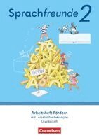 Sprachfreunde 2. Schuljahr - Ausgabe 2022 - Östliche Bundesländer und Berlin - Arbeitsheft Fördern in Grundschrift mit Lernstandserhebungen, Häftad. Tillgänglighet: Lägg i varukorg