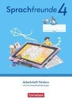 bokomslag Sprachfreunde 4. Schuljahr. Arbeitsheft Fördern - Östliche Bundesländer und Berlin