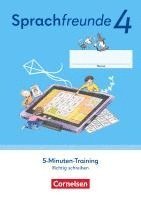 bokomslag Sprachfreunde 4. Schuljahr. 5-Minuten-Training - Arbeitsheft Richtig schreiben - Östliche Bundesländer und Berlin