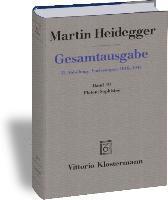 Martin Heidegger, Platon: Sophistes: (Wintersemester 1924/25) 1