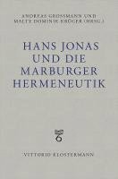 bokomslag Hans Jonas Und Die Marburger Hermeneutik