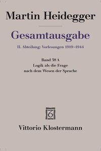 bokomslag Logik als die Frage nach dem Wesen der Sprache