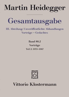 bokomslag Vortrage: Teil 2: 1935 Bis 1967