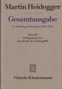 bokomslag Martin Heidegger, Gesamtausgabe. II. Abteilung: Vorlesungen 1923-1944: Prolegomena Zur Geschichte Des Zeitbegriffs