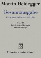 bokomslag Gesamtausgabe Abt. 2 Vorlesungen Bd. 24. Die Grundprobleme der Phänomenologie