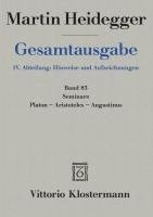 bokomslag Gesamtausgabe. 4 Abteilungen / Seminare. Platon - Aristoteles - Augustinus