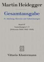 bokomslag Martin Heidegger, Anmerkungen I-V (Schwarze Hefte 1942-1948)