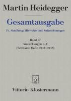 Martin Heidegger, Peter Trawny - Gesamtausgabe. 4 Abteilungen / Anmerkungen I-V, Inbunden